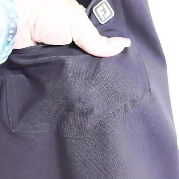 Foot Joy FJ Golf Pants Men’s Athletic Fit Size 35X32 Black Stretch Sports - Picture 8 of 12